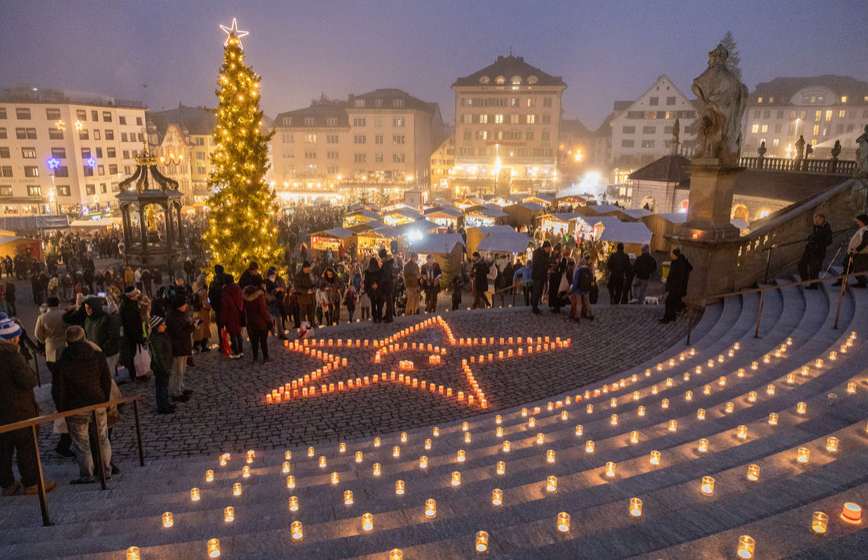 Manufaktur baCHmättli ist am Weihnachtsmarkt in Einsiedeln