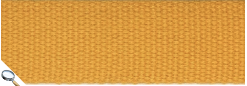 Gurtenband 40mm gelb