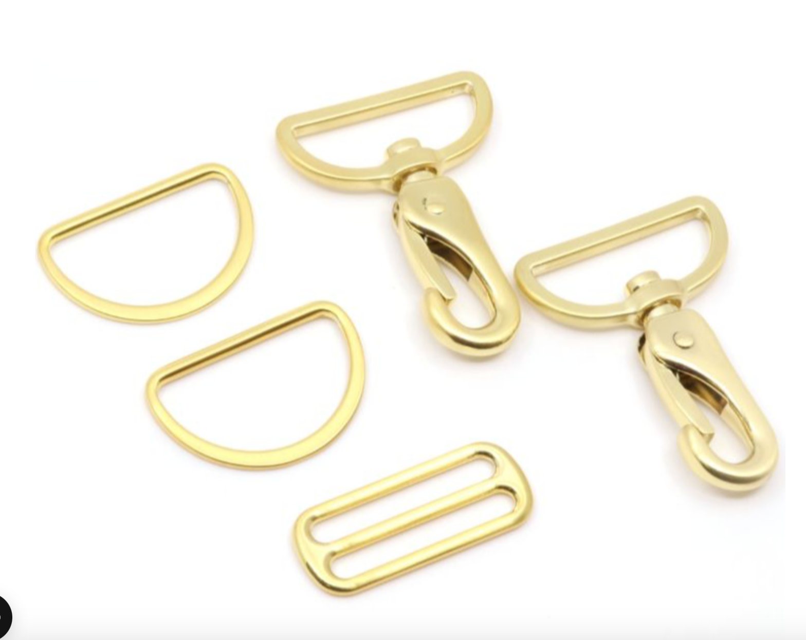 Taschen Hardware Kit "Elegance" 40 mm (gold)